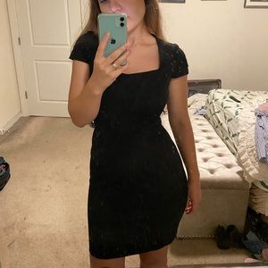 Banana Republic Cap Sleeve Little Black Dress